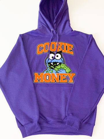 Purple Cookie Money Logo Hoodie