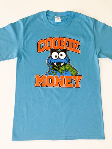 Baby Blue Cookie Money Logo T