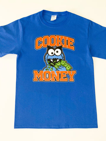 Royal Blue Cookie Money Logo T