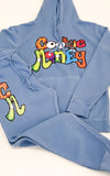 Blue Cookie Money slim fit sweatsuit